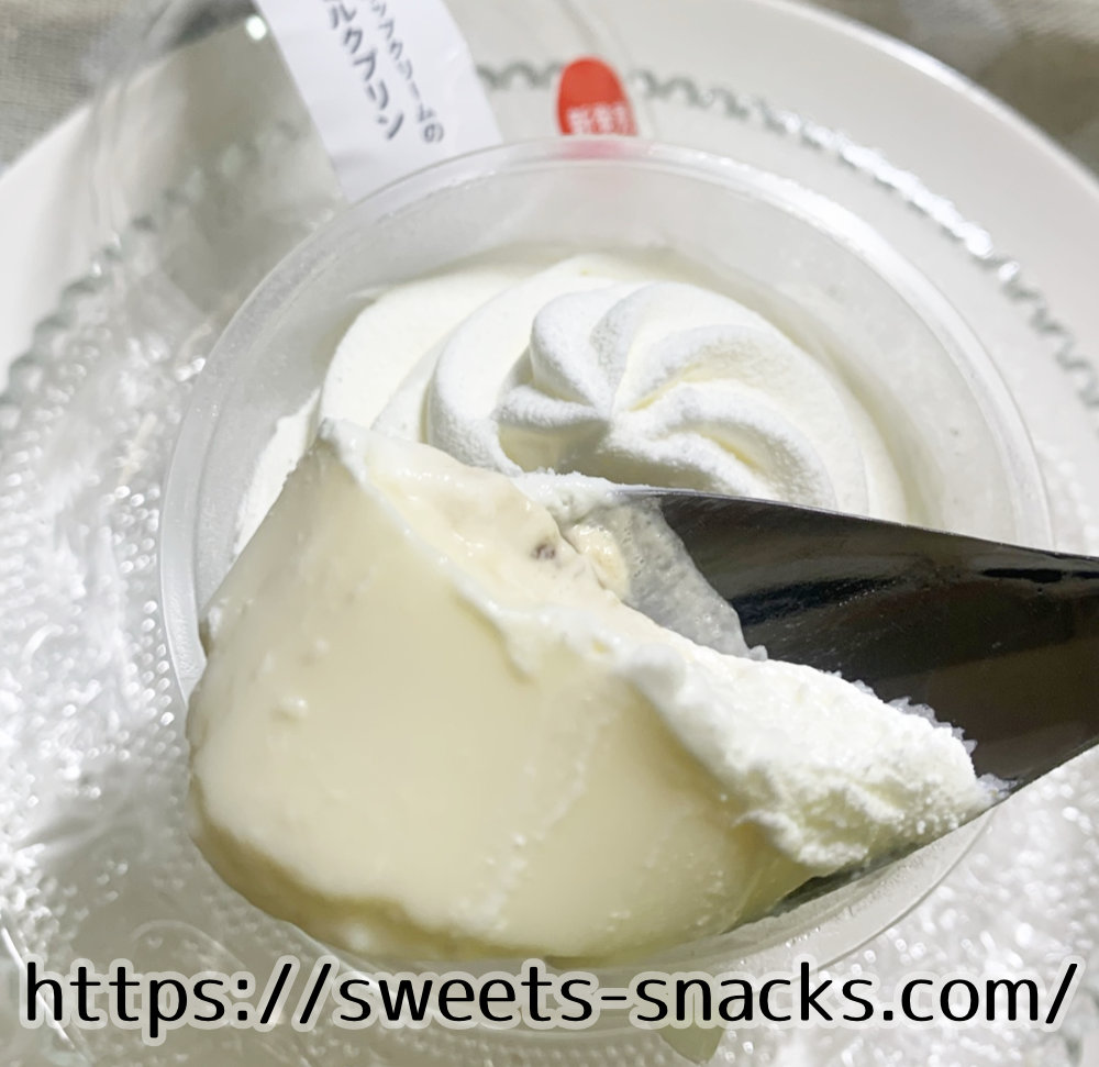 ホイップクリームのミルクプリン写真7